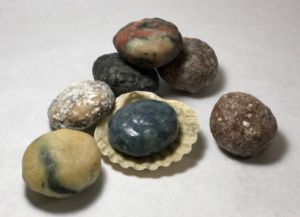 Salish soap pebbles